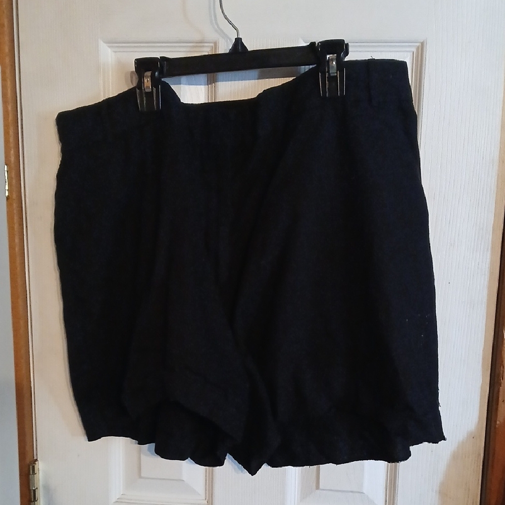ASOS Black High-Waist Relaxed Shorts